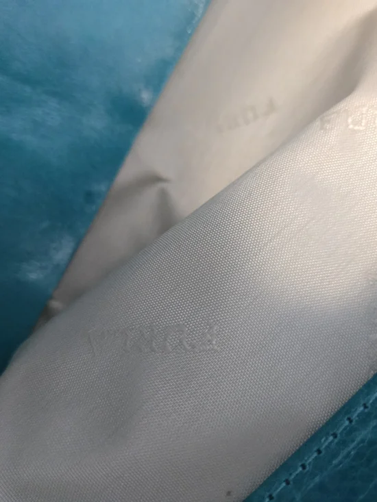 Furla teal leather clutch , Handbag Leather Made In Italy - Picture 12 of 13